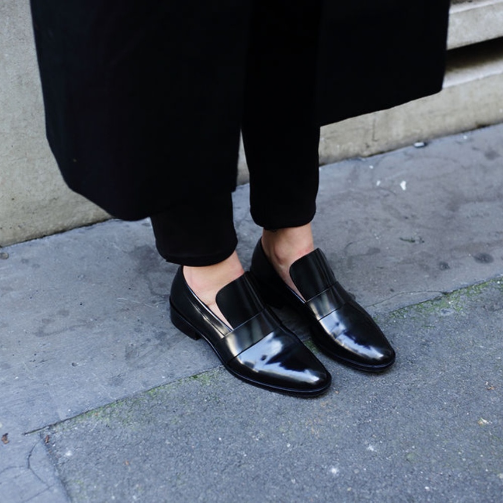 & And Other Stories Lykee Li Black Goth Loafers